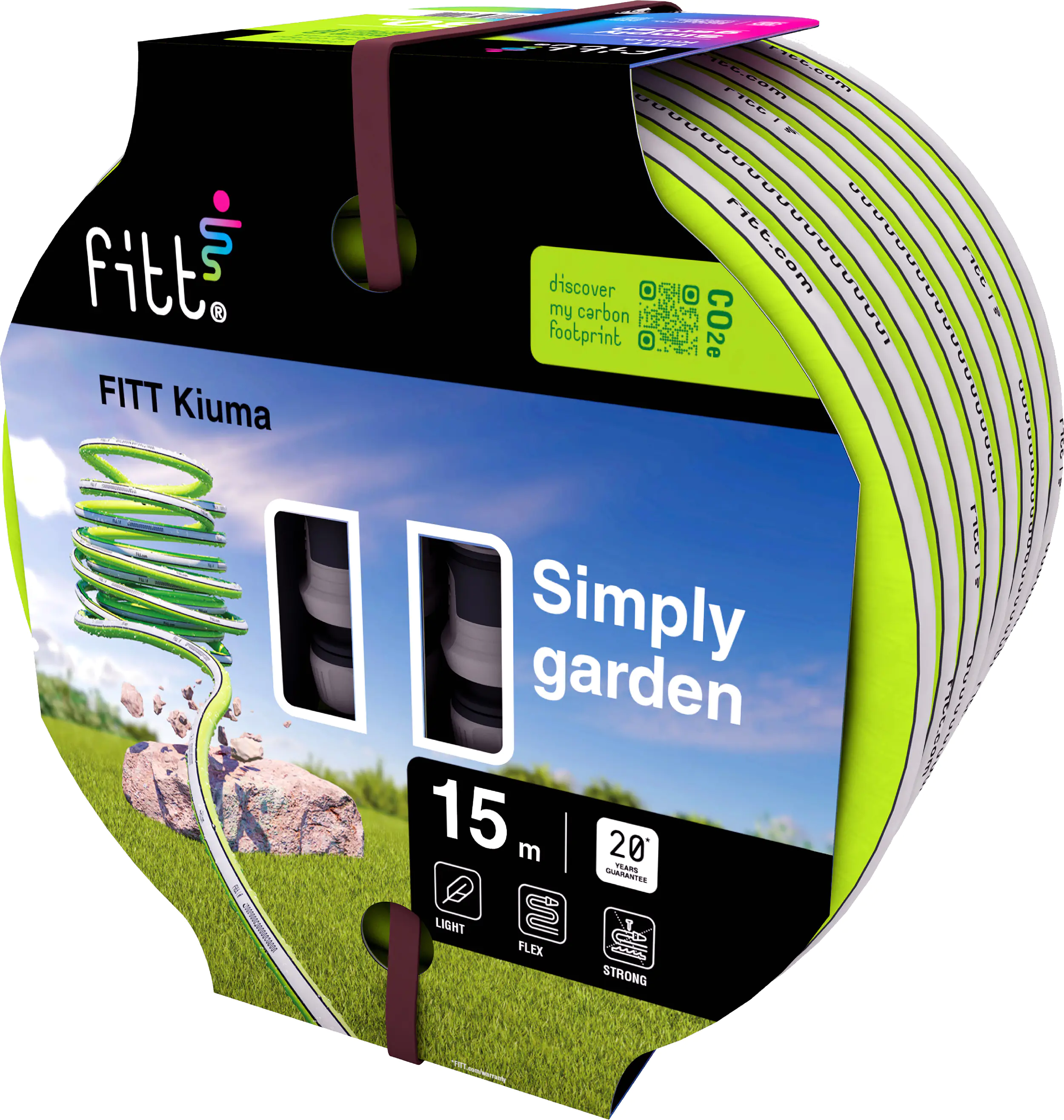 Fitt Gartenschlauch Kiuma Lime 15 m Ø 13 mm (1/2") Fitt Gartenschlauch Kiuma Lime 15 m Ø 13 mm (1/2")