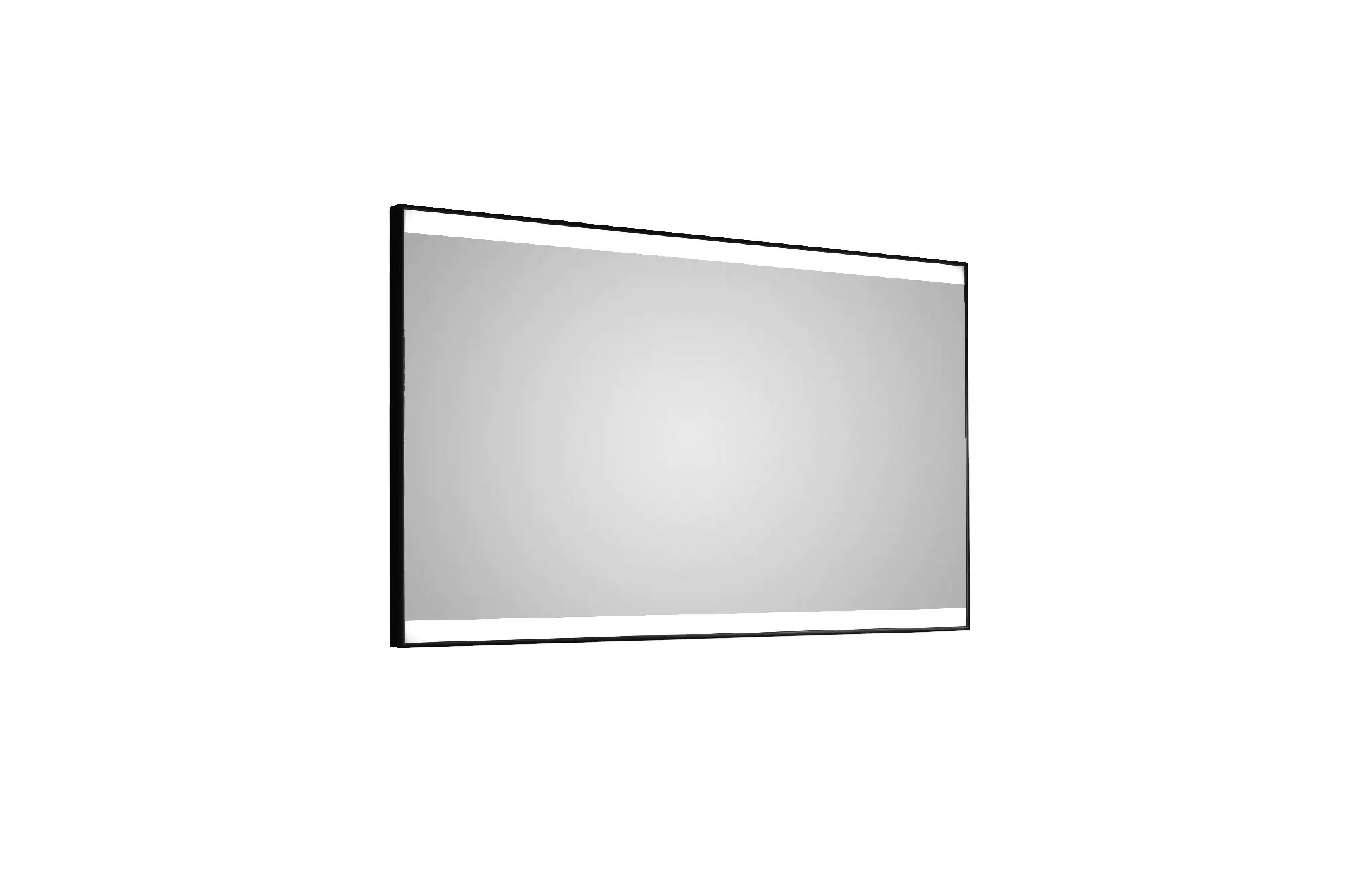 DSK LED Lichtspiegel Black Stark 120 x 70 cm, schwarz