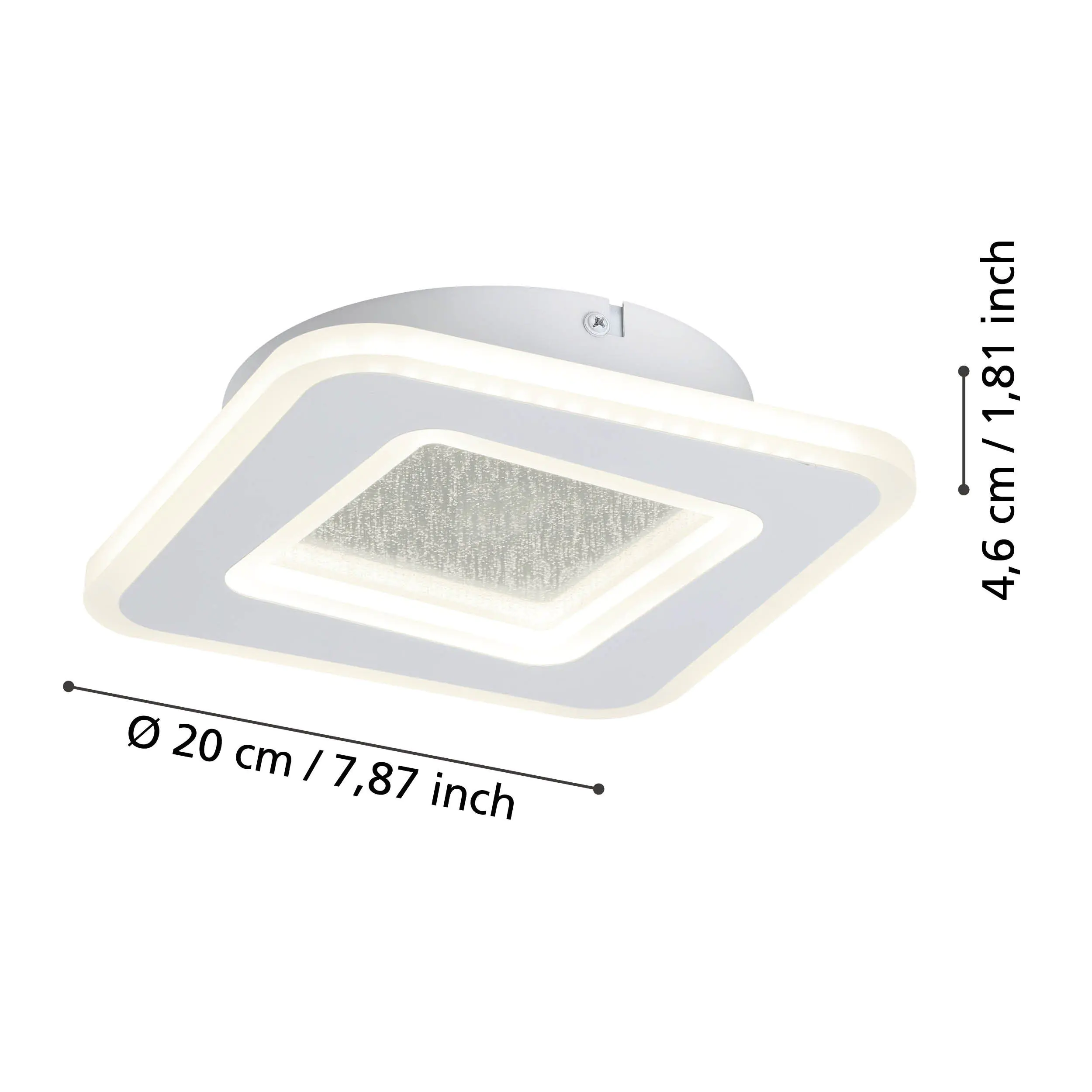 Eglo LED Deckenleuchte Machioni 12W, 1560 lm, 4000K, neutalweiß, weiß Eglo LED Deckenleuchte Machioni 12W, 1560 lm, 4000K, neutalweiß, weiß