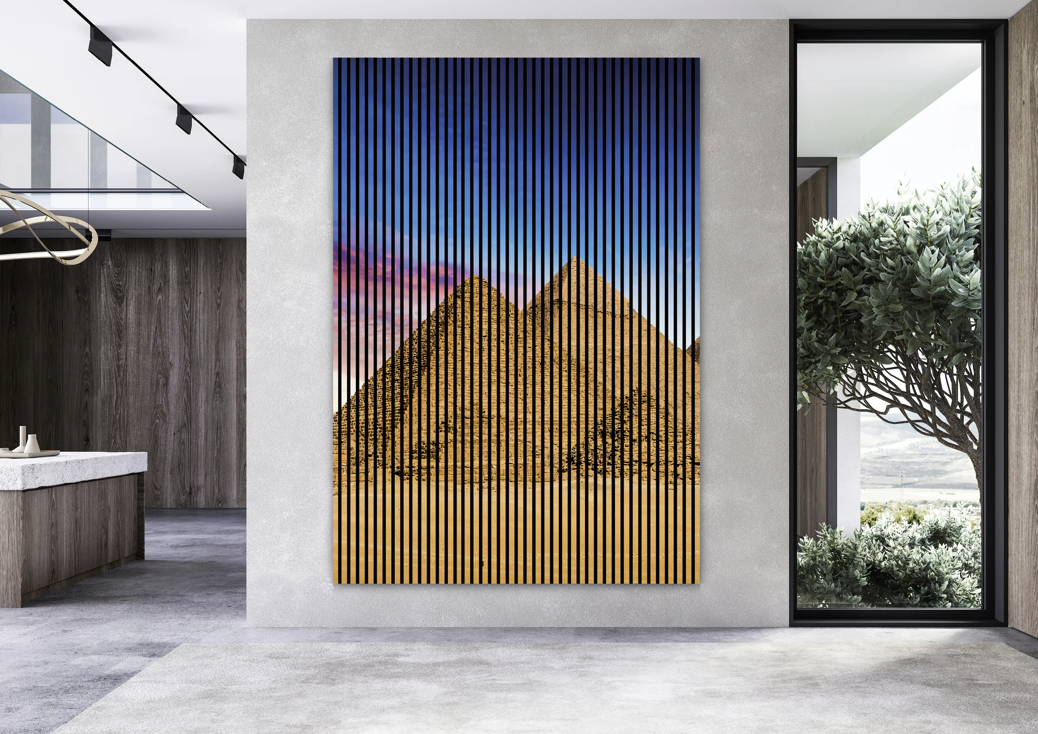 Neuhofer Akustikpaneele Pyramide 240 x 169,3 x 1,9 cm