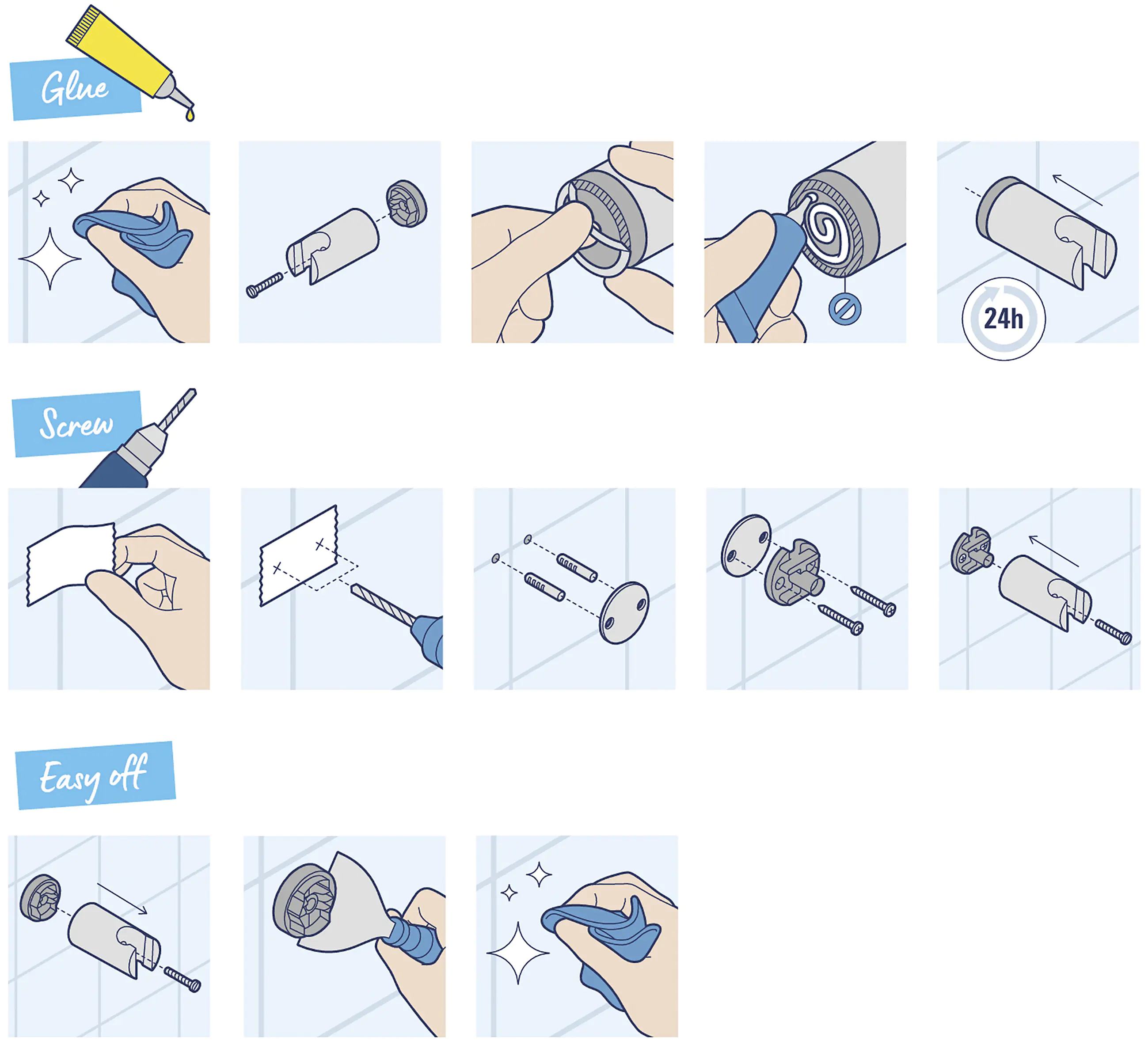 GROHE QuickGlue Set S