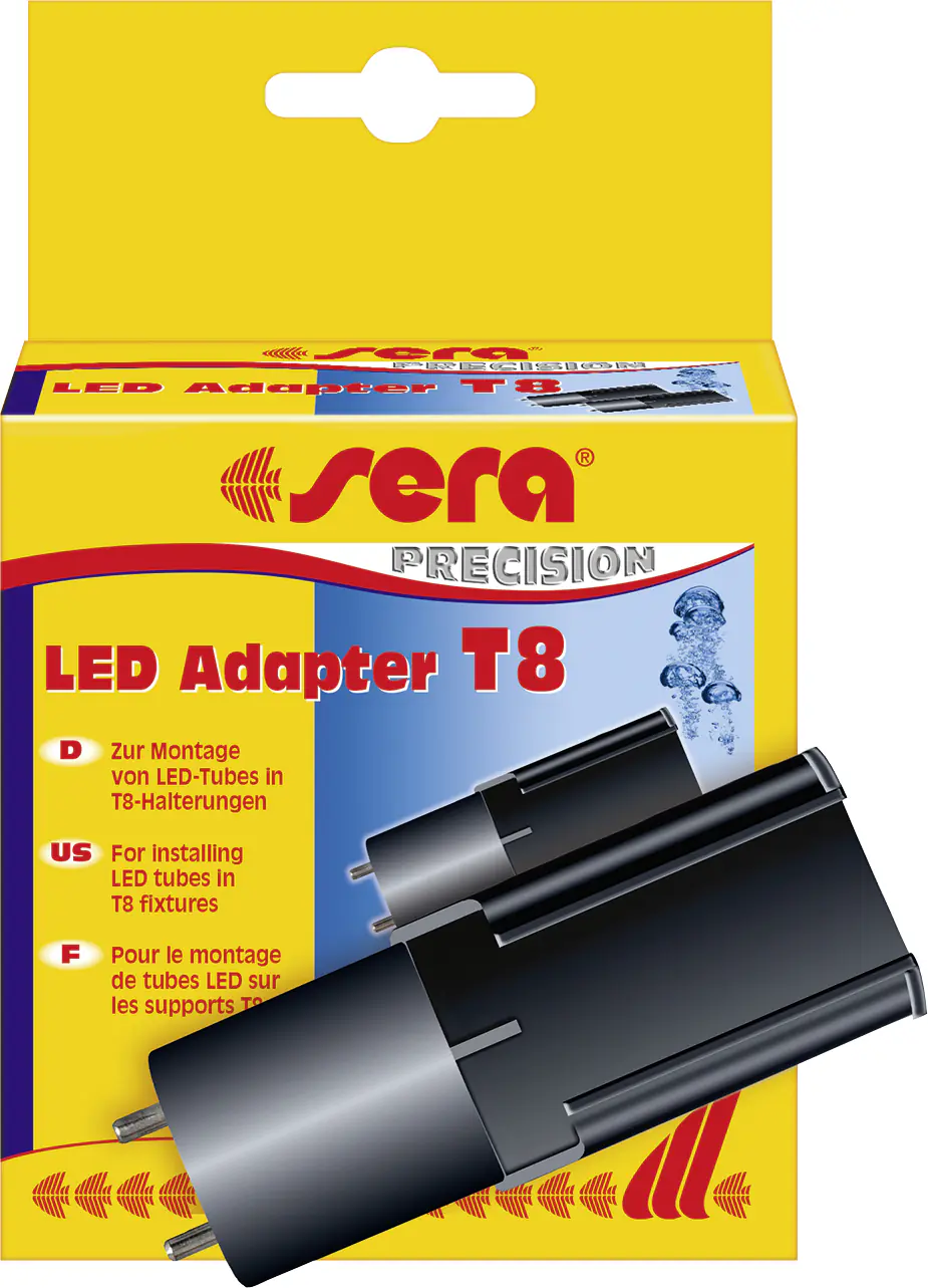 Sera Aquarium-Beleuchtung LED Adapter T8 - 2 Stück