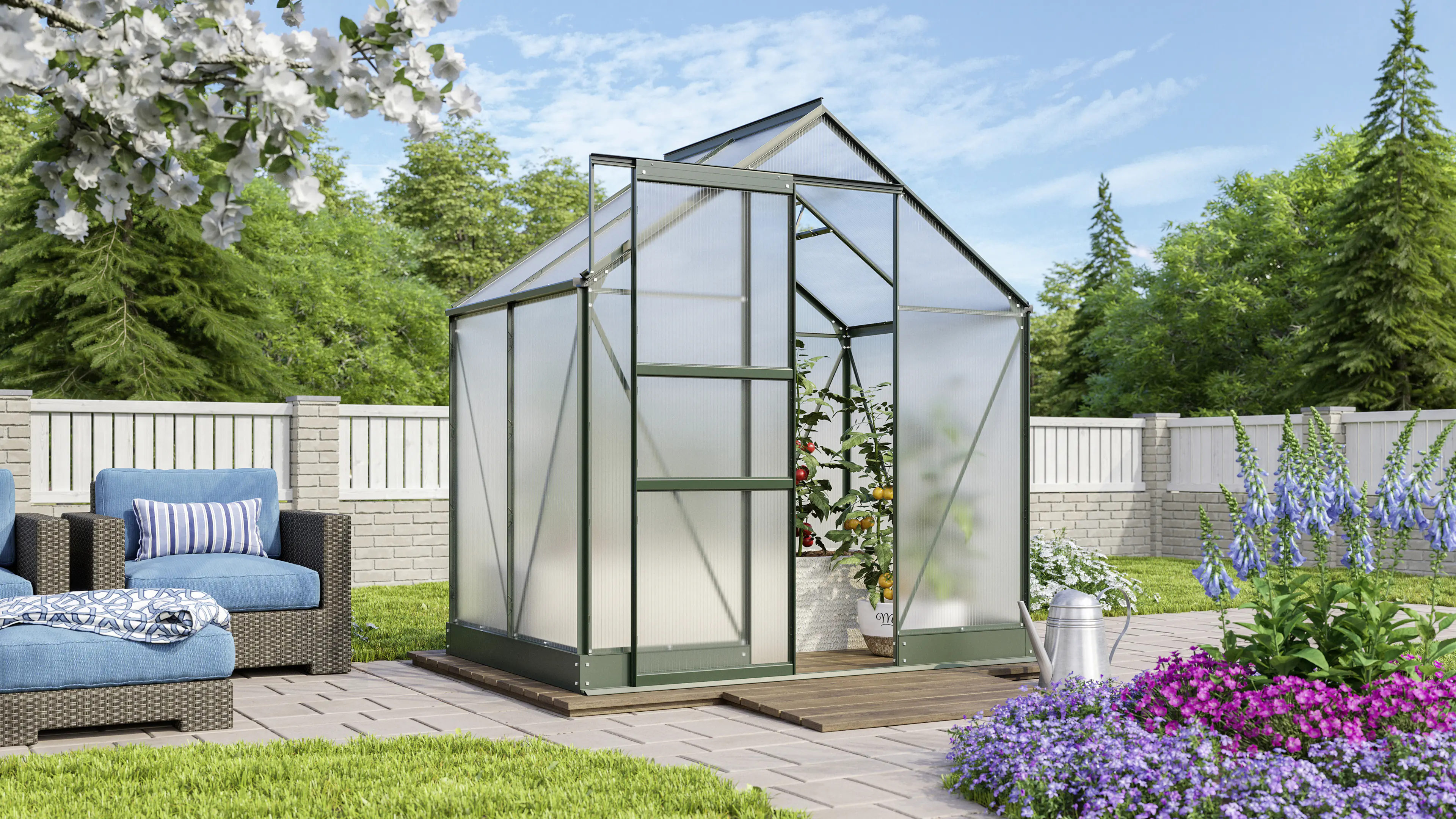 Vitavia Gewächshaus Apollo 2500 195 x 137 cm 4 mm HPK