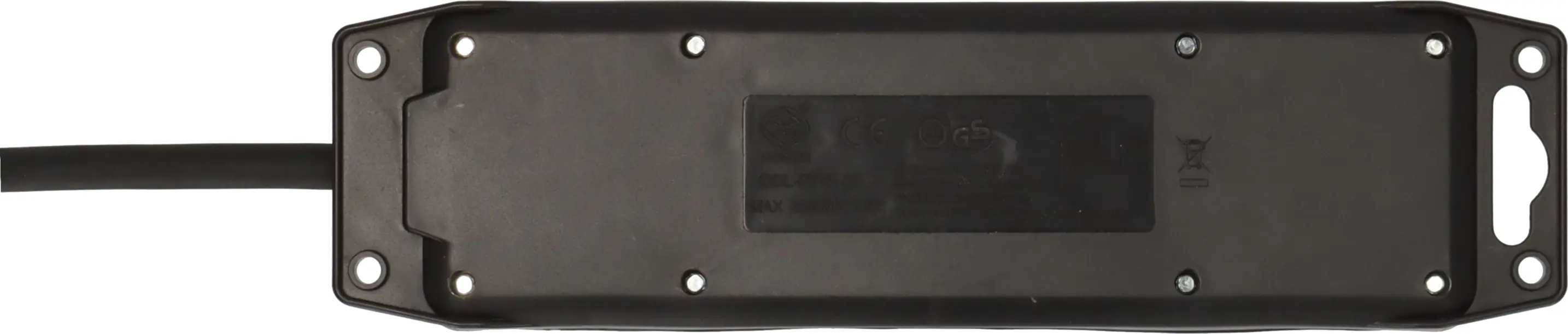 Brennenstuhl Steckdosenverteiler 3-fach mit Schalter 2m Kabel schwarz IP44