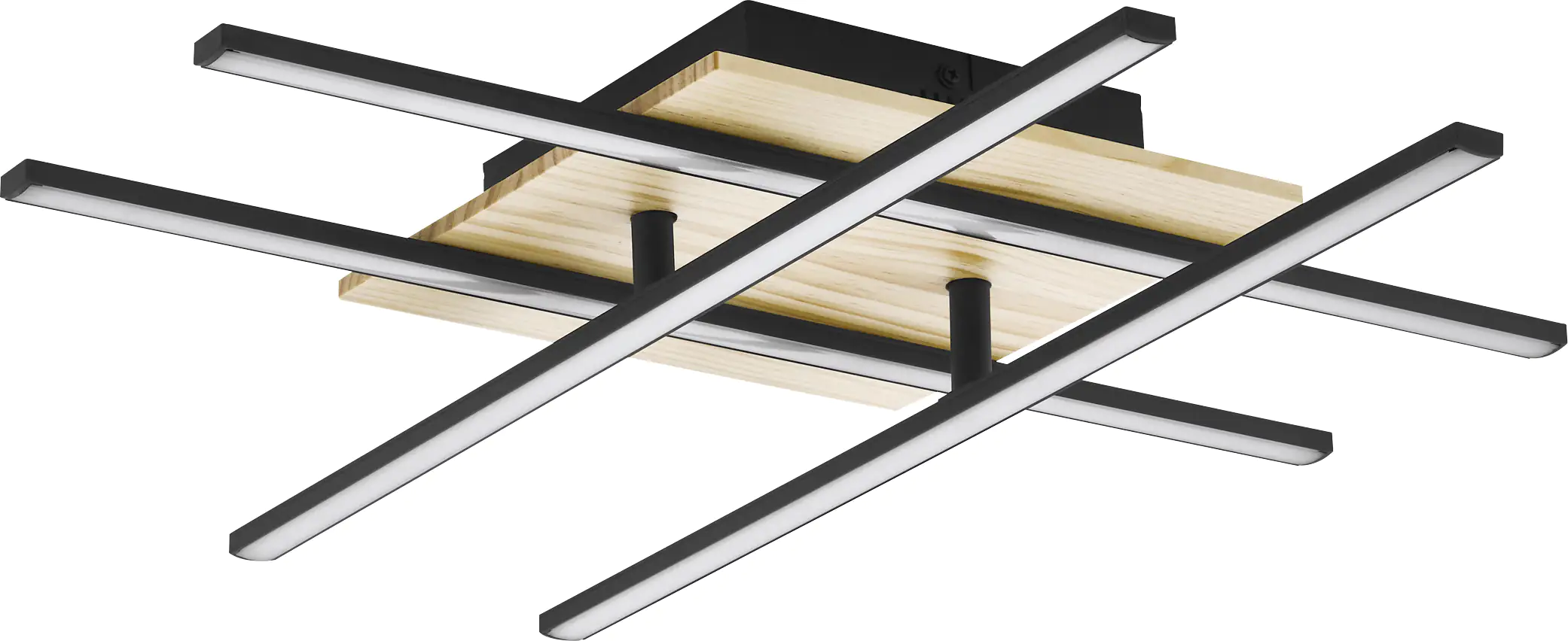 Eglo Led Deckenleuchte Marinello 1 schwarz, braun