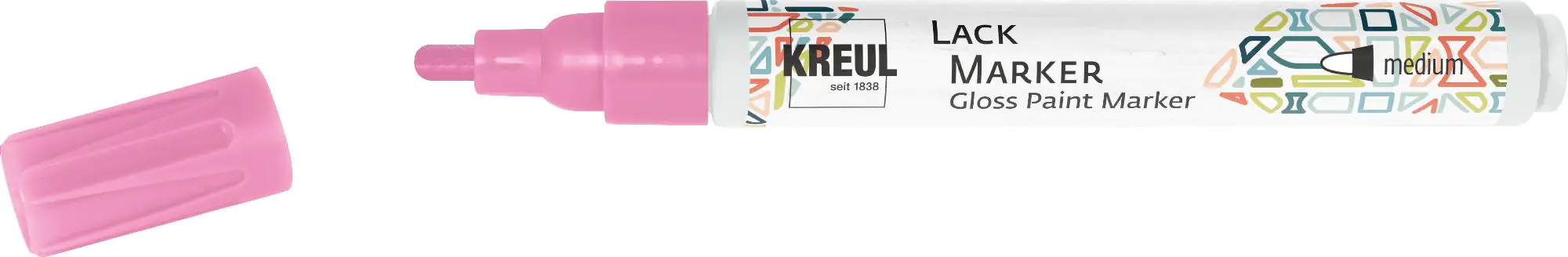 Kreul Lack Marker medium pink 2 - 4 mm Kreul Lack Marker medium pink 2 - 4 mm
