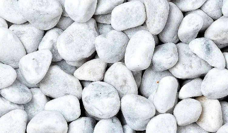 Kies Bianco Carrara 40 - 60 mm weiß 25 kg