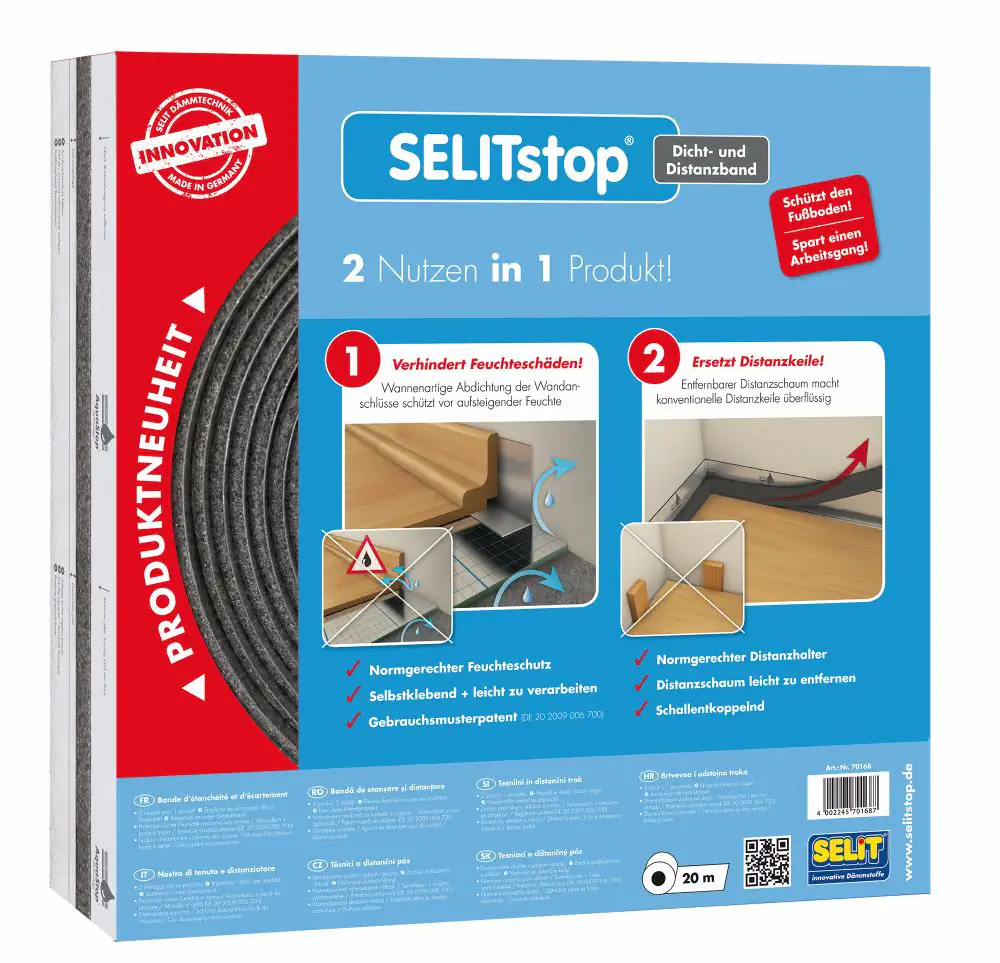 Selitstop Dicht- und Distanzband 2in1 Selitstop Dicht- und Distanzband 2in1
