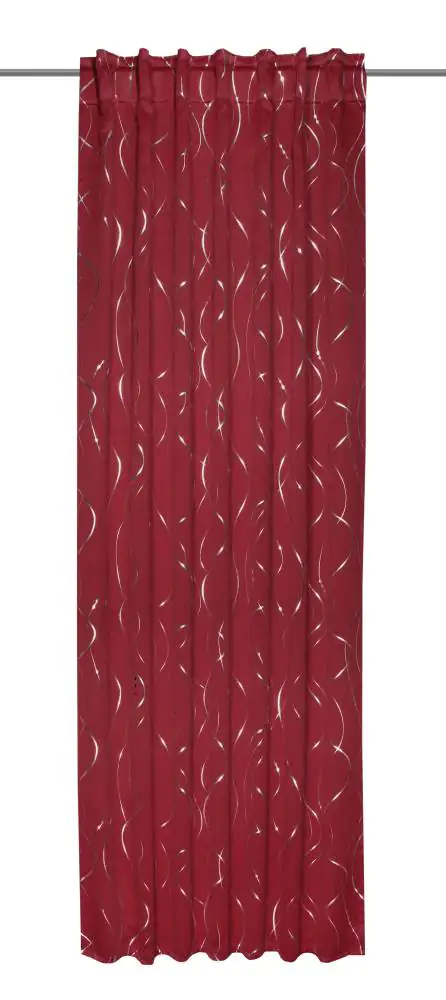 Neusser Collection Schlaufenschal verdeckte Schlaufen rot 135x245 cm