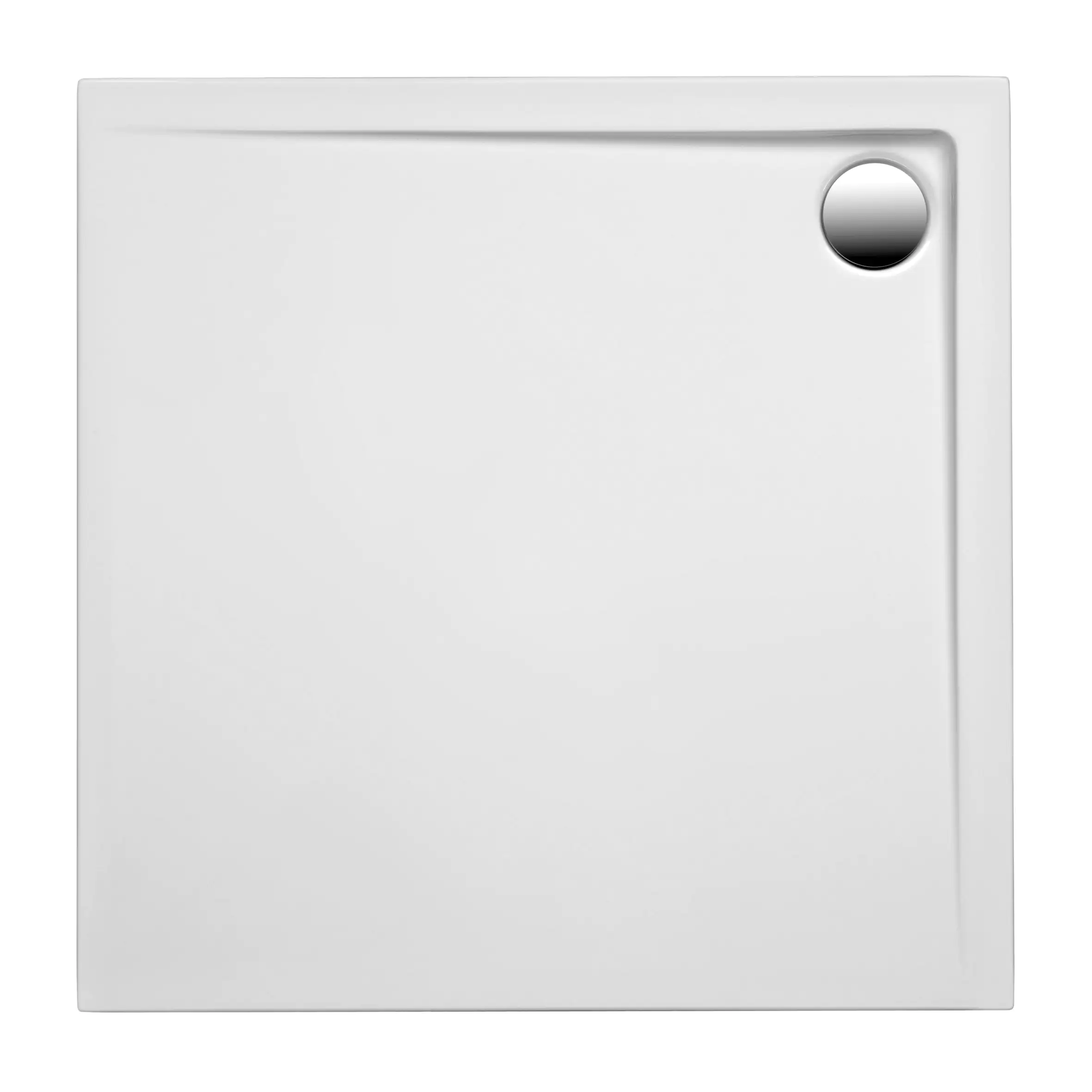 Ottofond Duschwanne Maui Q 80 x 80 x 2,5 cm, weiß