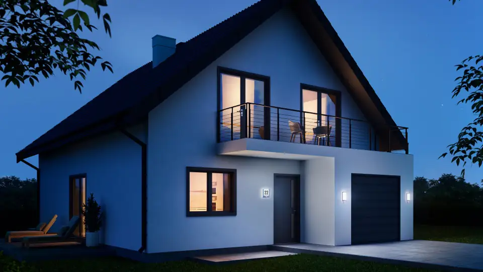 Steinel Außenleuchte L 240 S Anthrazit mit Bewegungsmelder 10 m