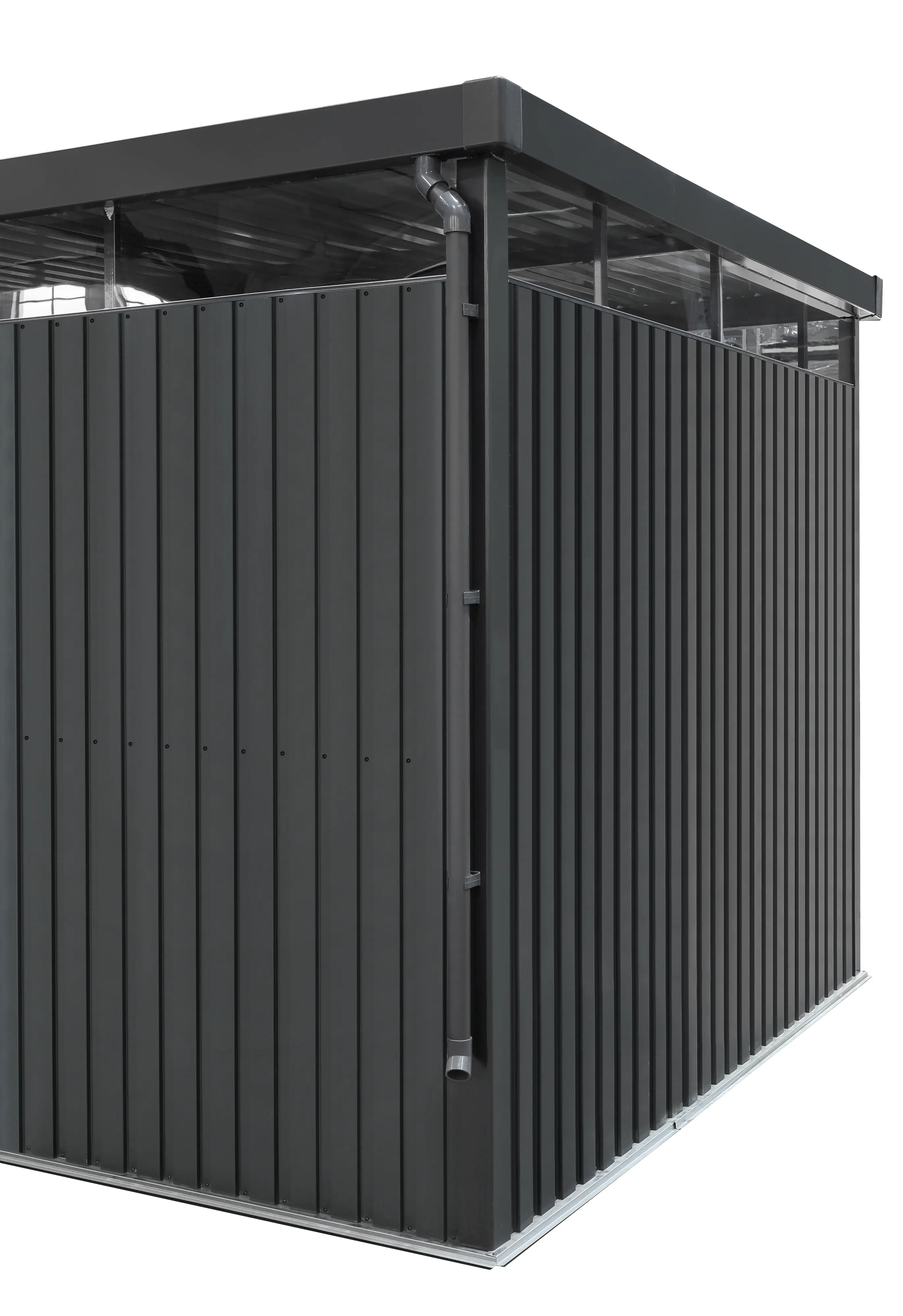 Tepro Metallgerätehaus Premium Shed 8x10 inkl. Regenrinne 300 x 180 cm