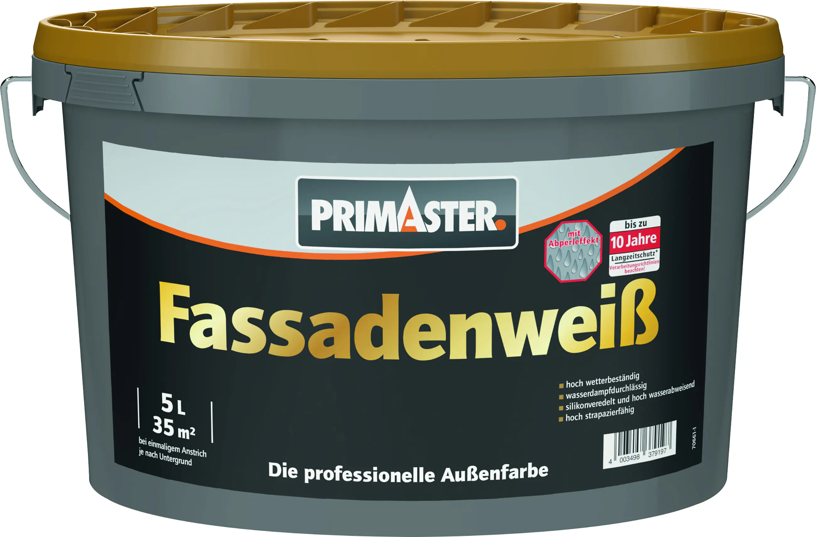 Primaster Fassadenweiß 5 L weiß
