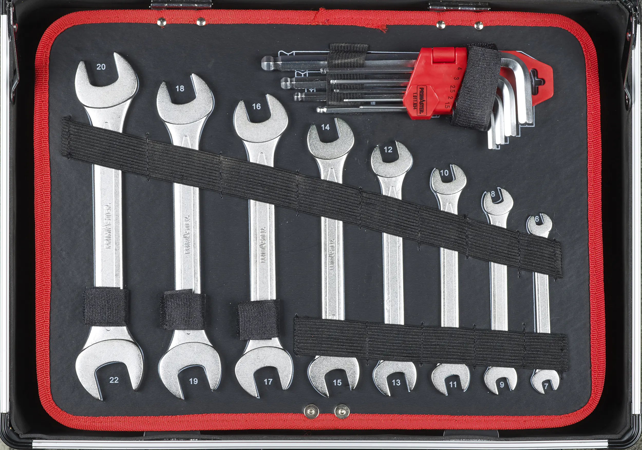 Primaster Werkzeugkoffer WK135 135-teilig 1/4" 3/8"