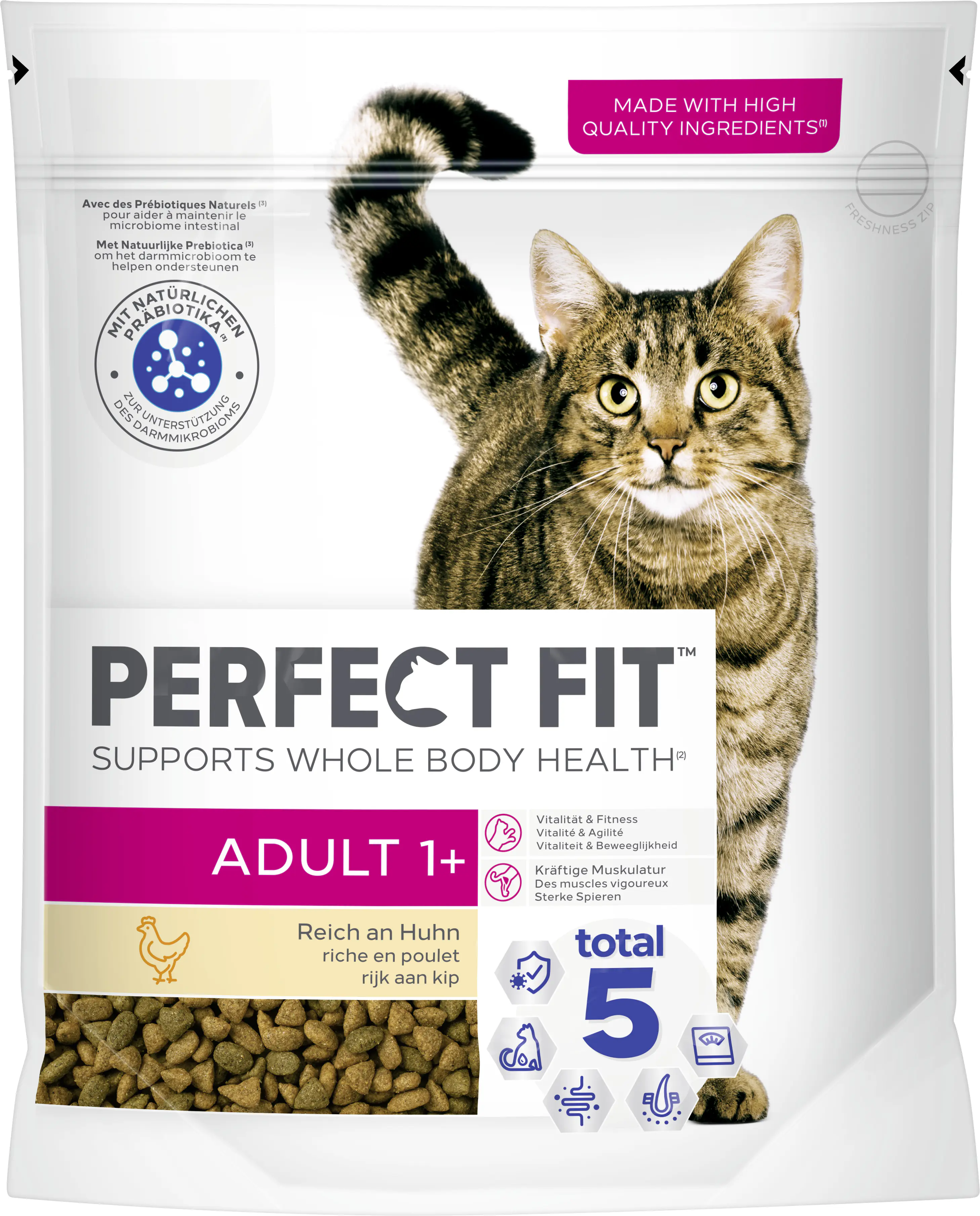 Perfect Fit Adult 1+ mit Huhn Katzenfutter 750g