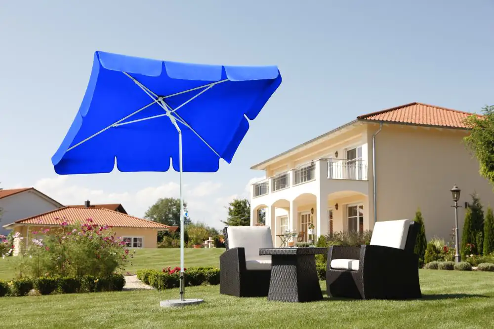 Schneider Sonnenschirm Ibiza blau 180 x 120 cm Schneider Sonnenschirm Ibiza blau 180 x 120 cm