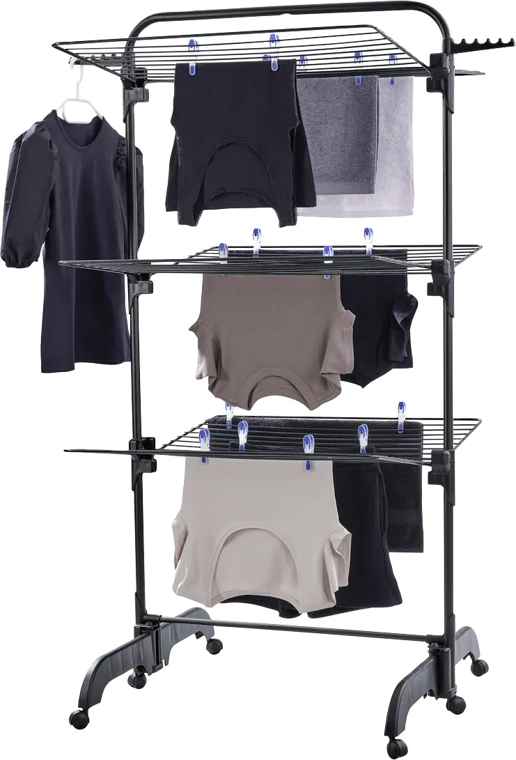 Leifheit Wäscheständer Comfort Tower 420 Black