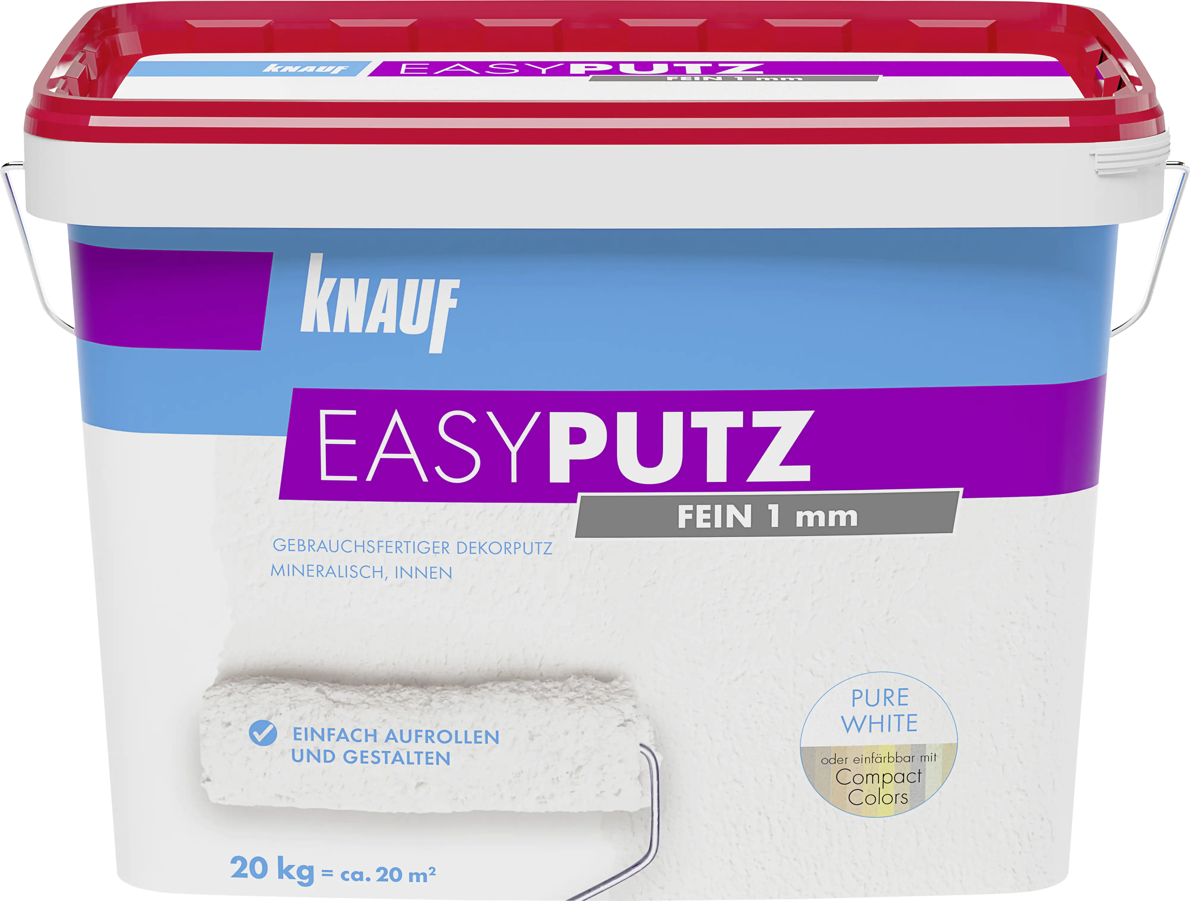 Knauf EasyPutz Streichputz 20 kg 1 mm fein schneeweiß Knauf EasyPutz Streichputz 20 kg 1 mm fein schneeweiß