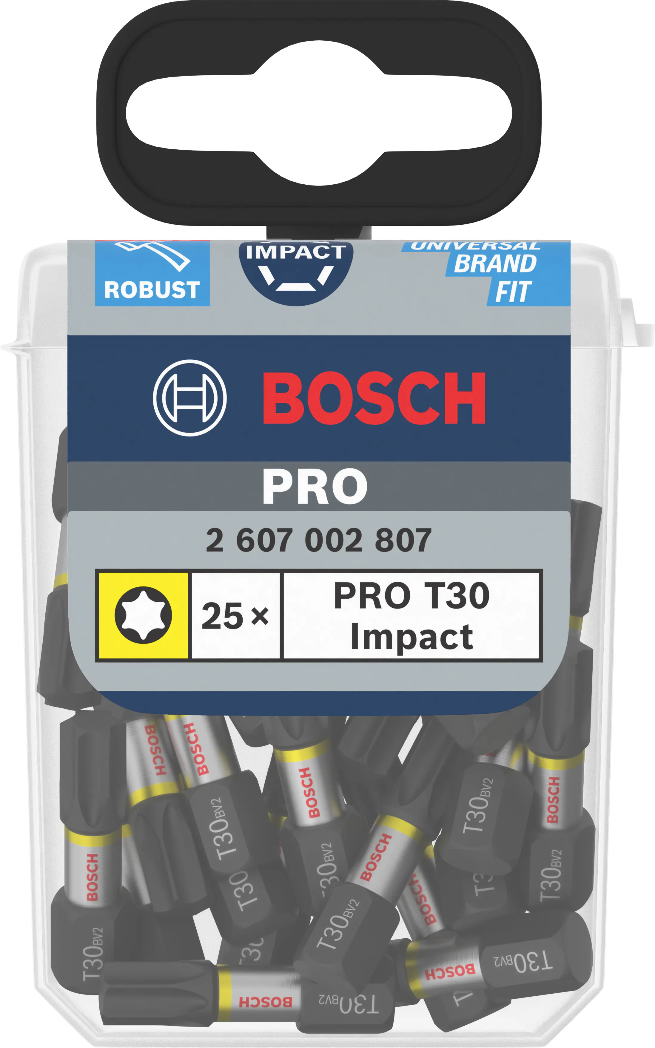 Bosch PRO Impact Bit T30 25 mm 25-teilig