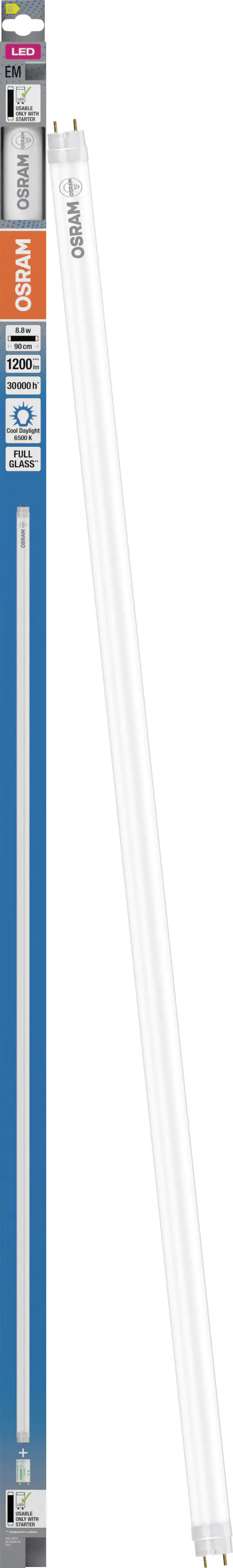 Osram LED Röhre 90,8 cm G13 8,8 W tageslichtweiß weiß