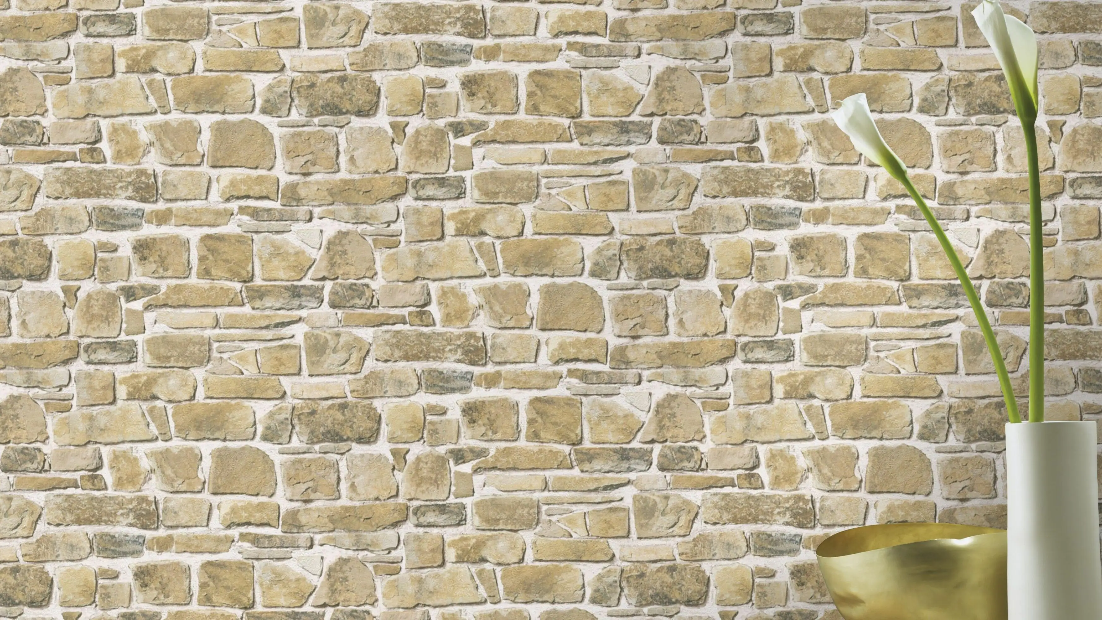 4000441265606_2 Rasch Papiertapete 265606 Selection steinoptik beige 10,05 x 0,53 m