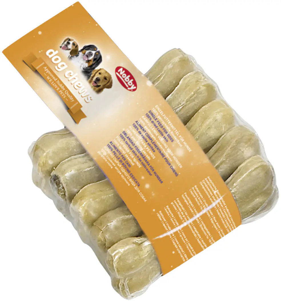 Nobby Kauknochen gepresst 5er Pack 8,0 cm 25 g