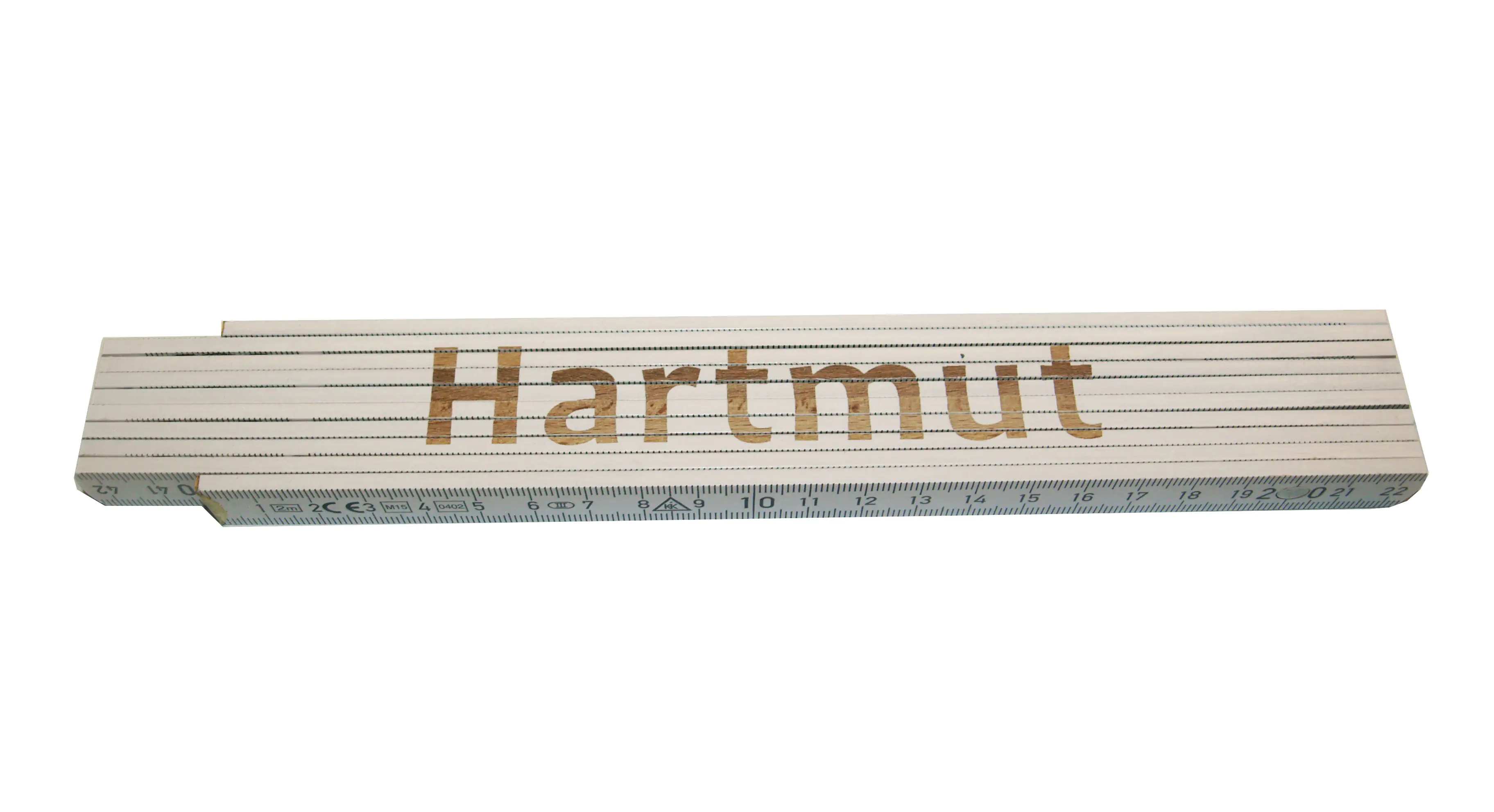 Zollstock Hartmut 2 m weiß