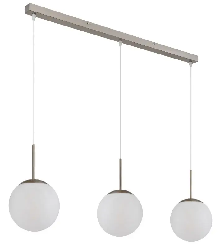Globo Hängeleuchte Kop 104 x 120 cm L x H nickel matt