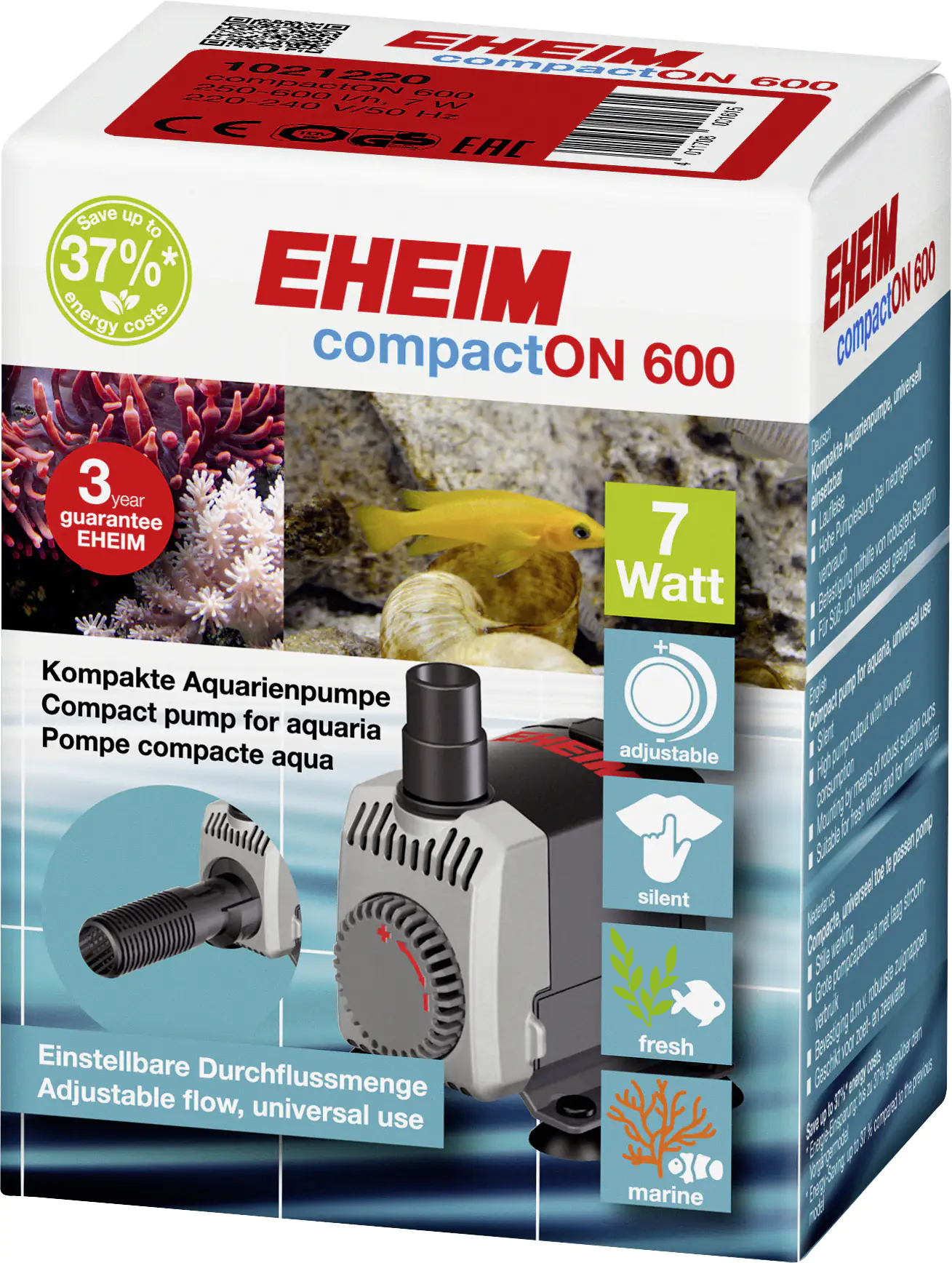 Eheim Aquarienpumpe compactON 600 Eheim Aquarienpumpe compactON 600