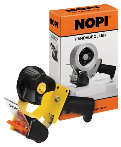 NOPI Handabroller Economy gelb-schwarz