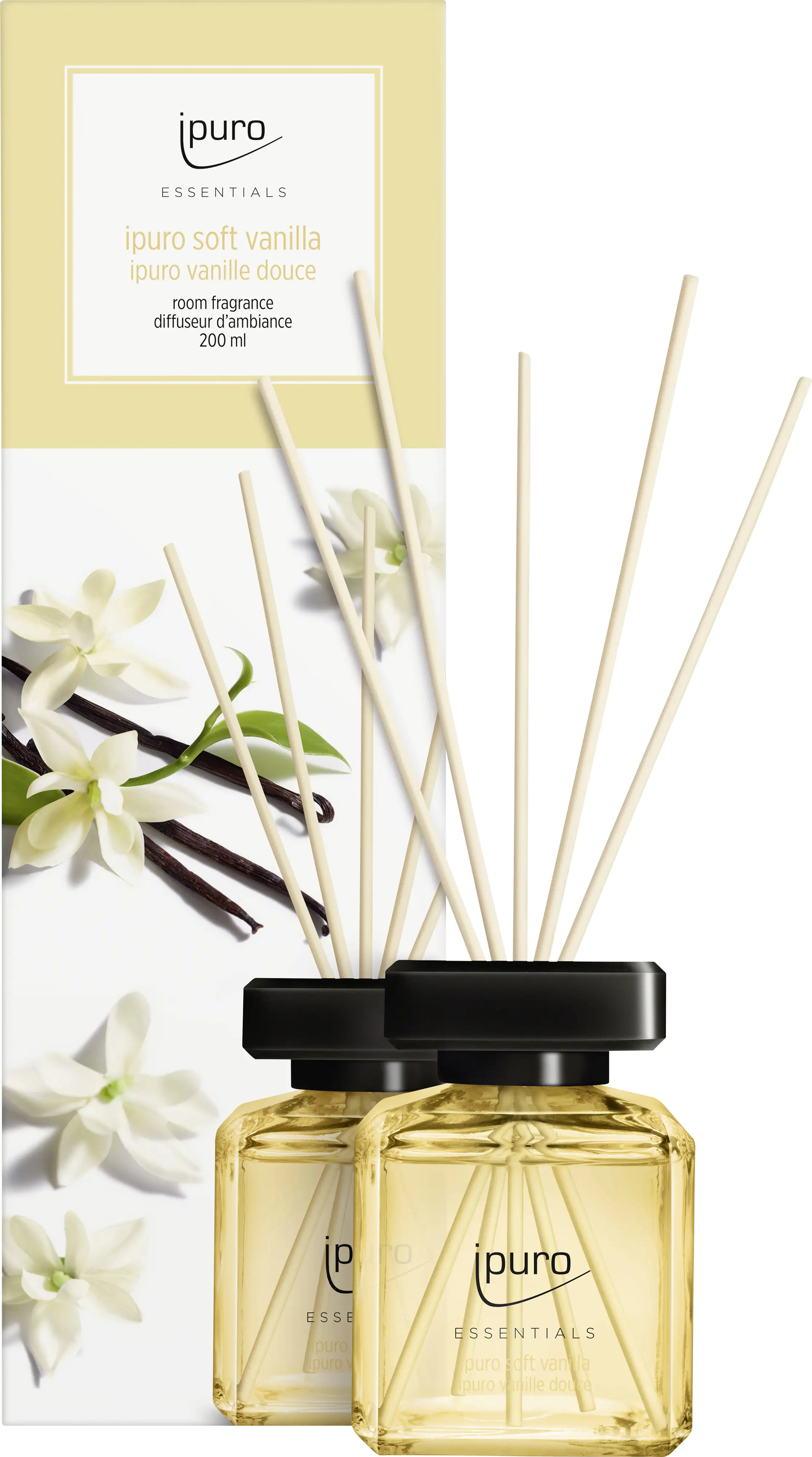 4051281985100 ipuro Raumduft Essentials soft vanilla 200 ml