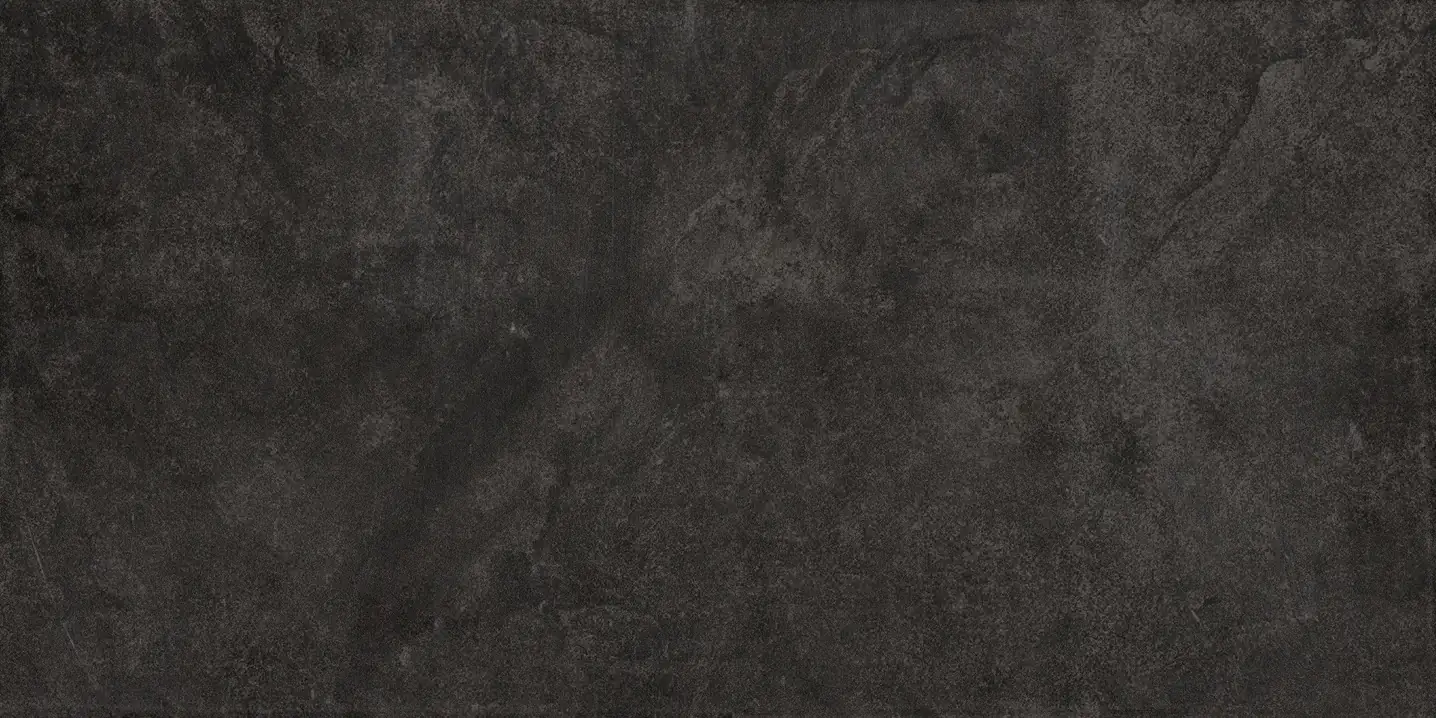 Bodenfliese Feinsteinzeug Tigris 30 x 60 cm schwarz