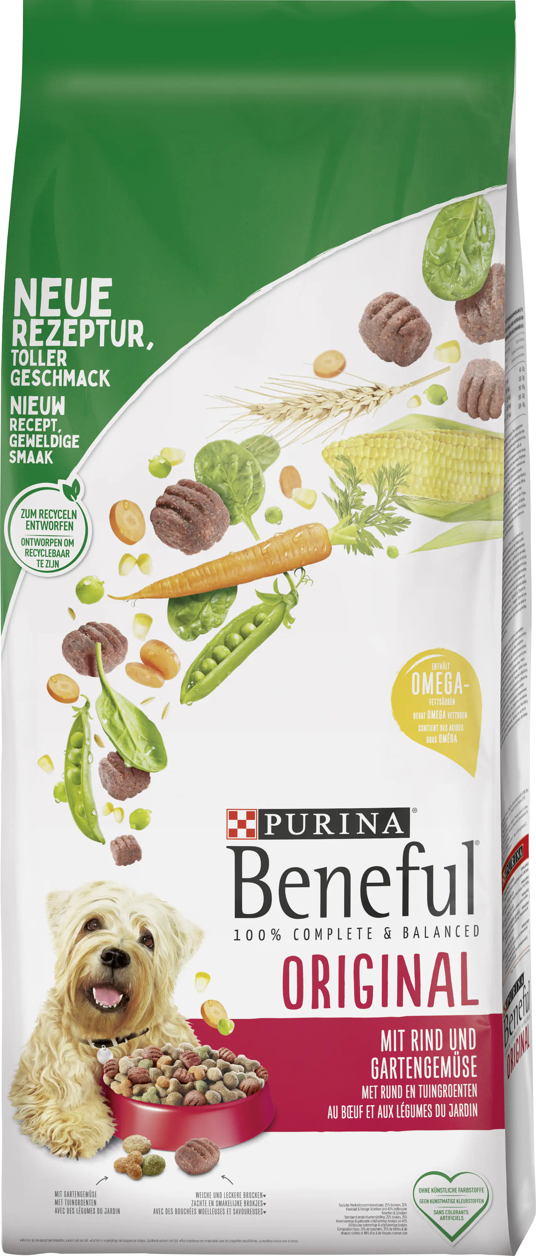 Beneful Hundefutter Original mit Rind &amp; Gartengemüse 12 kg kaufen ...
