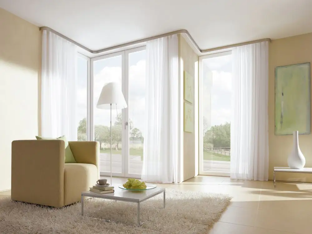 Gardinia Blende für Vorhangschiene GE Edelstahl Optik, 5 cm