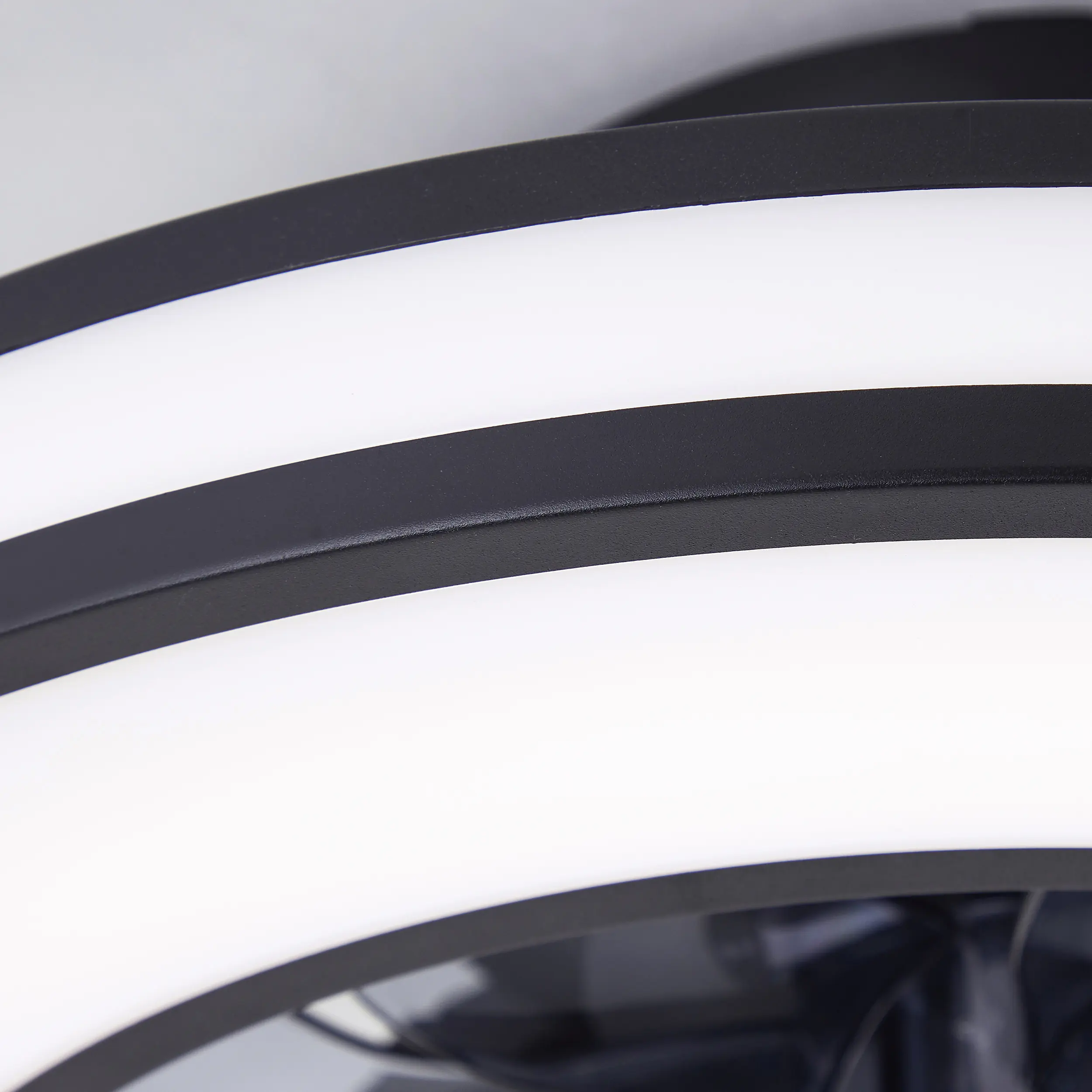 Brilliant LED Deckenleuchte mit Ventilator Mondello Ø 42 cm 26 W schwarz