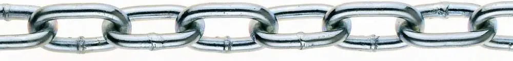 Conacord Rundstahl Kette 6 mm verzinkt Form A, 24 mm x 11 mm