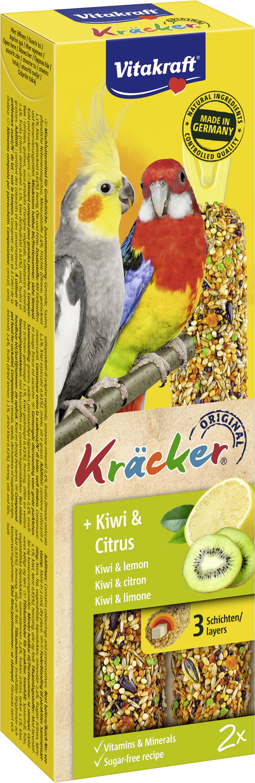 Vitakraft Kräcker® Kiwi & Citrus 2 Stück / 180 g