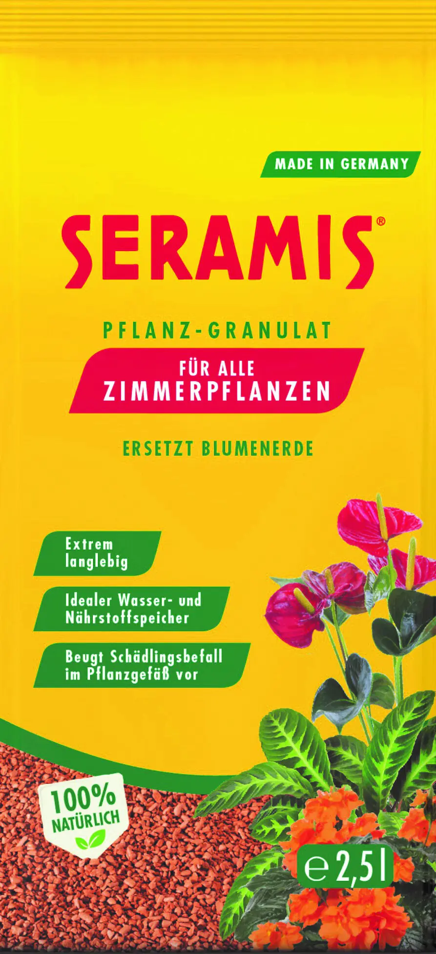 Seramis Pflanz-Granulat für Zimmerpflanzen 2,5 L