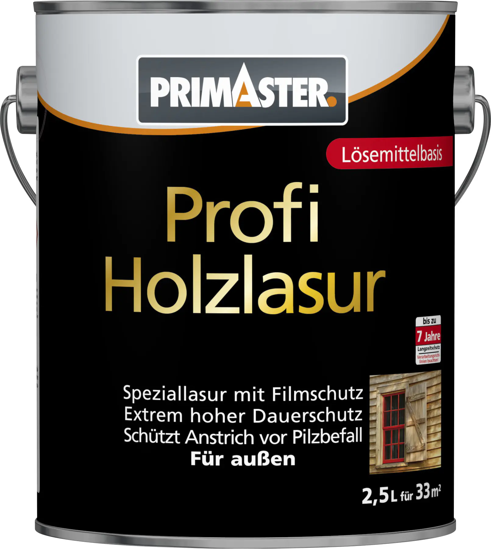 Primaster Profi Holzlasur 2,5 L nussbaum