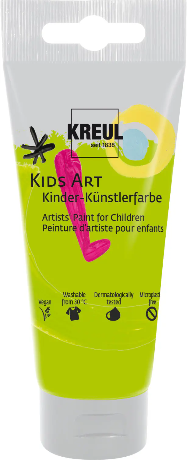 Kreul Kids Art Kinder-Künstlerfarbe gelbgrün 75 ml Kreul Kids Art Kinder-Künstlerfarbe gelbgrün 75 ml