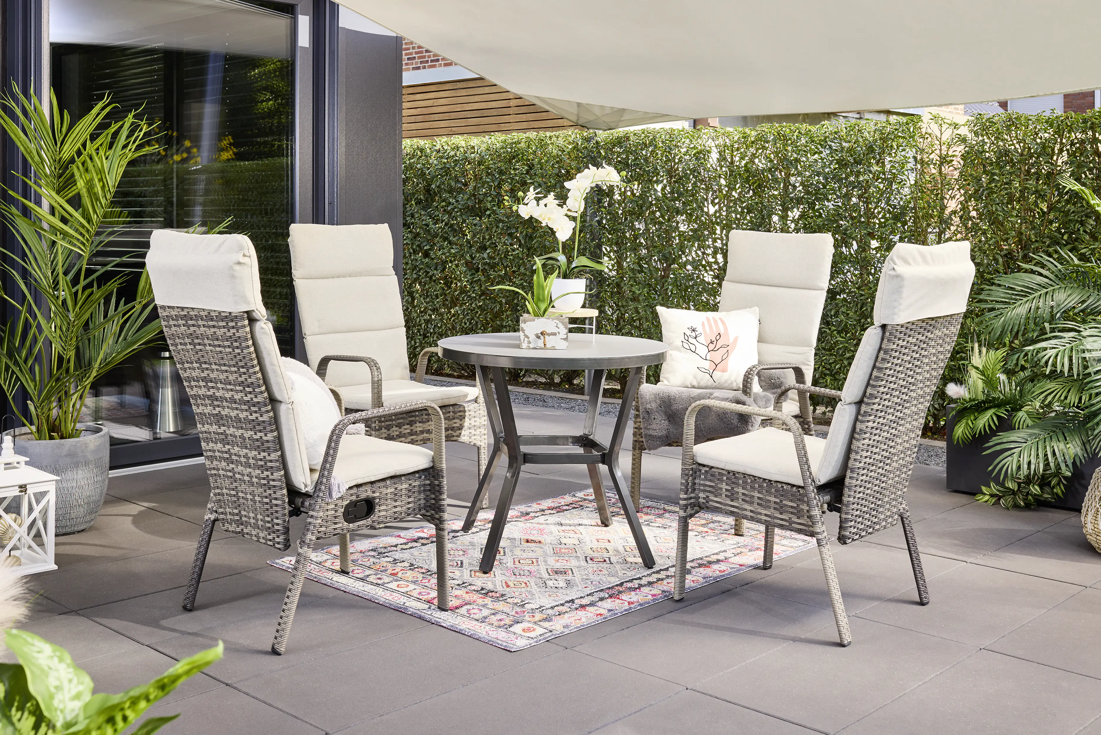 TrendLine Aluminiumtisch Pero Ø 80 cm TrendLine Aluminiumtisch Pero Ø 80 cm