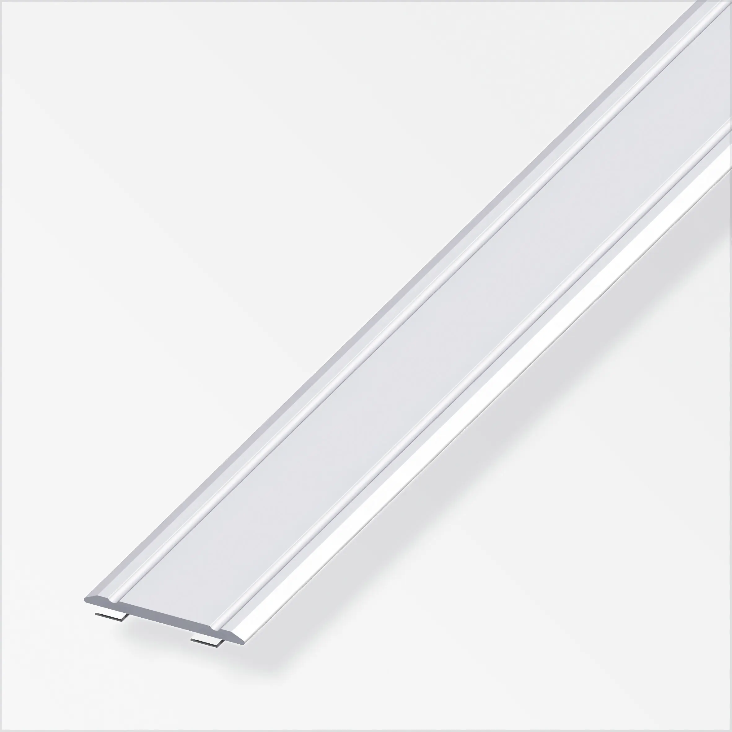 alfer Übergangsprofil 1 m, 30 x 2 mm Aluminium eloxiert silber