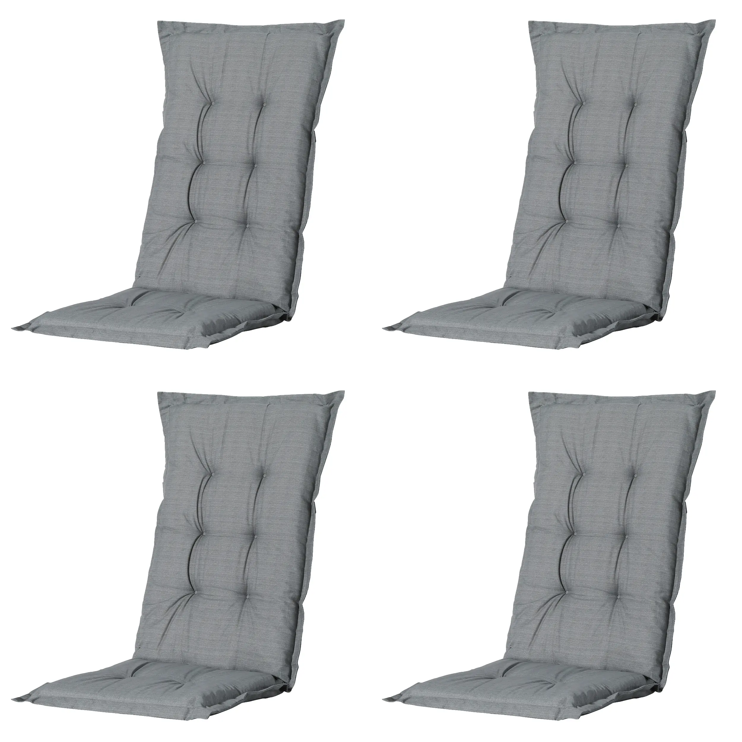 Jardin Garten-Essgruppe Aruba + Elise 4 Personen Kunststoff graphit/grau