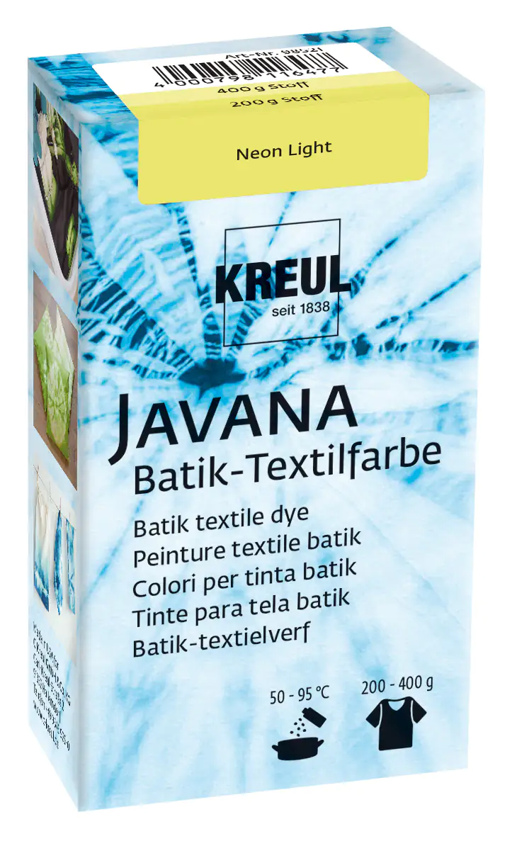 Kreul Javana Batik-Textilfarbe Neon Light, 70 g