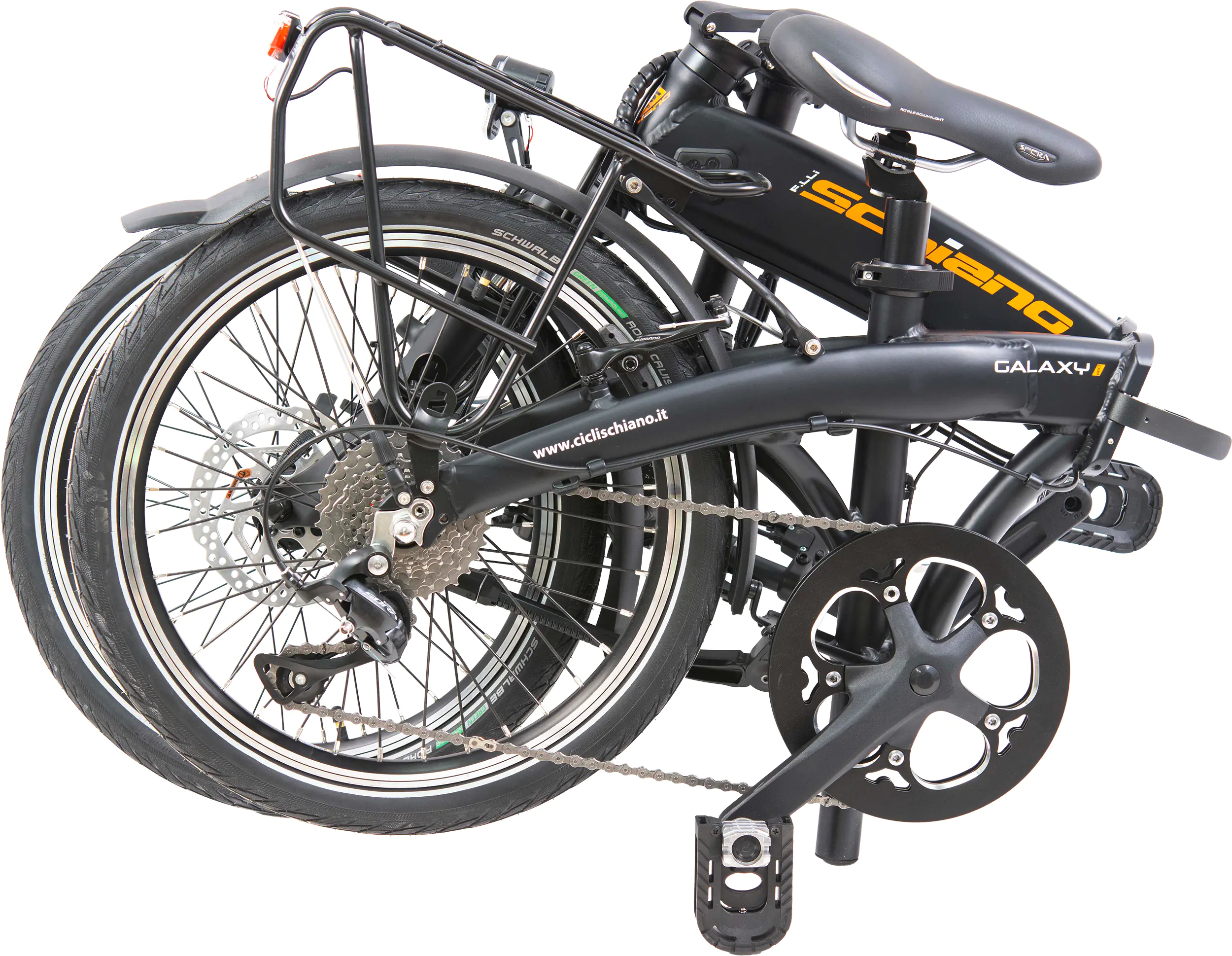 Schiano E-Bike Faltrad Galaxy 20 Zoll 9-Gang 360 Wh schwarz
