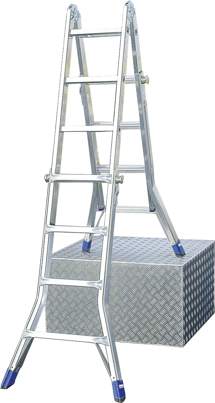 Krause Aluminium-Gelenk-Teleskopleiter STABILO 5 m Krause Aluminium-Gelenk-Teleskopleiter STABILO 5 m