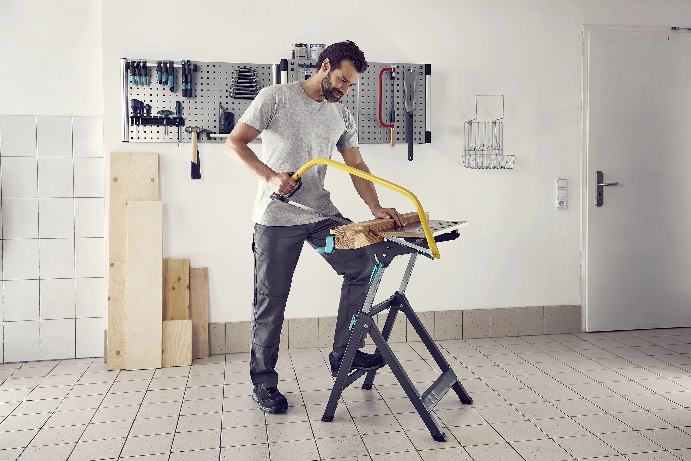 Wolfcraft Maschinen- und Spanntisch Master 750 Ergo höhenverstellbar Wolfcraft Maschinen- und Spanntisch Master 750 Ergo höhenverstellbar