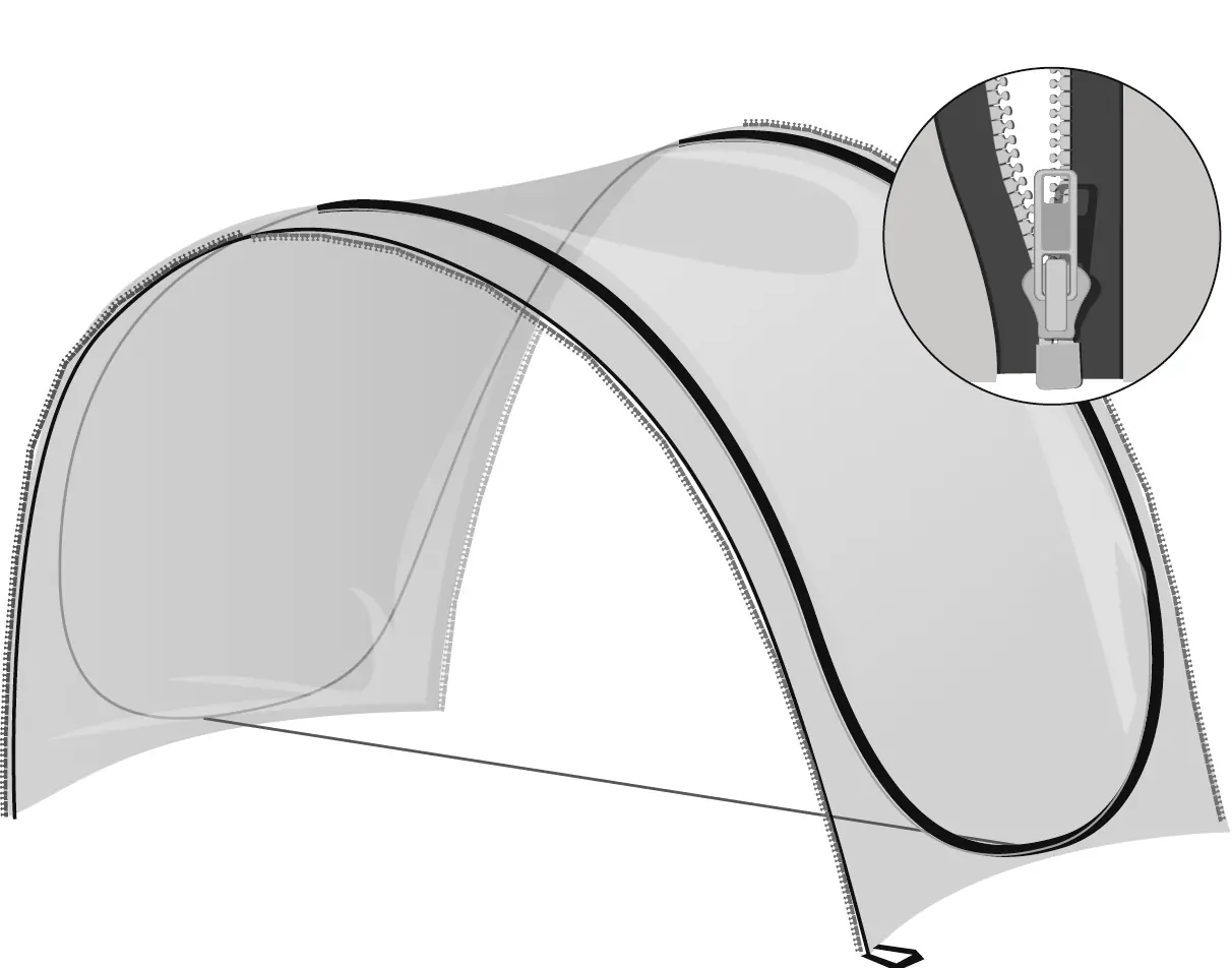 Gardenguard Kälteschutz-Verlängerung für Pflanzentunnel 110 cm