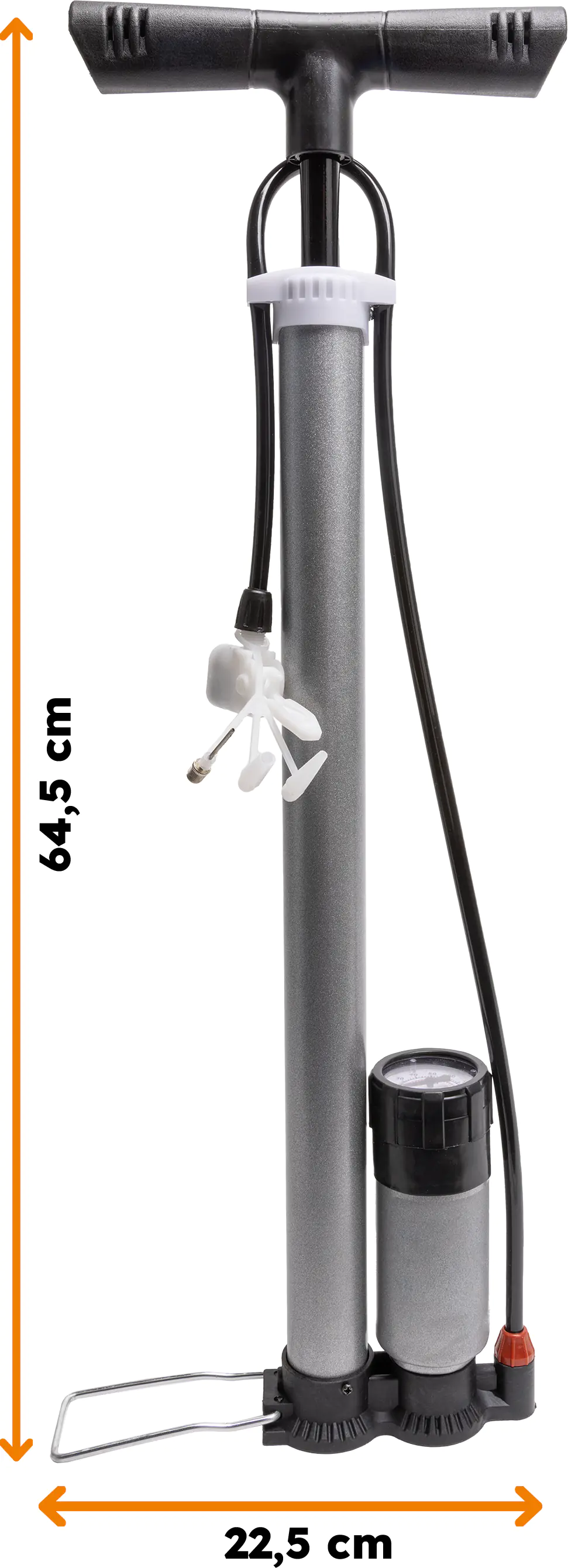 TrendLine Standluftpumpe mit Manometer bis 7 bar TrendLine Standluftpumpe mit Manometer bis 7 bar