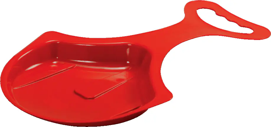 AlpenGaudi Schlitten Rutscher 53 x 33 cm rot